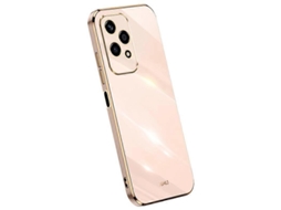 Compre Xinli For Honor 200 Lite Capa À Prova De Choque Com Borda Galvanizada Tpu Capa De Telefone Rosa