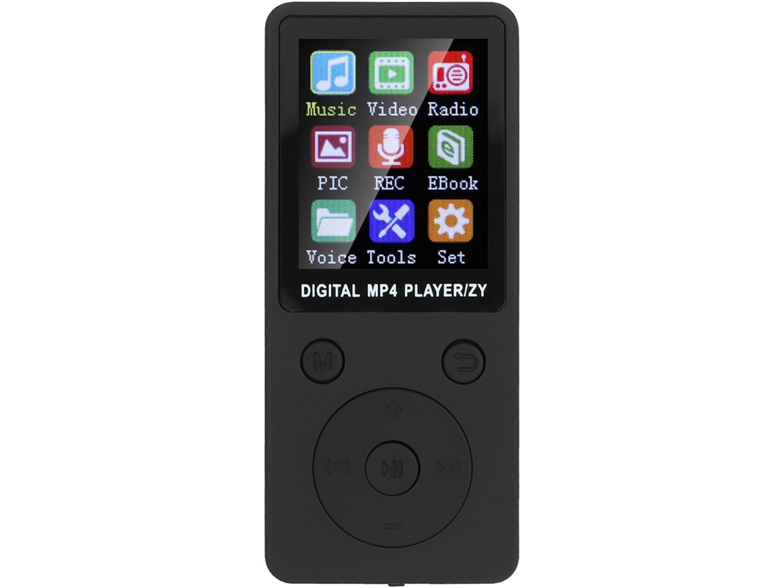 Reprodutor De Mp3 Mp4, Bluetooth 4 2, Suporta Cartão De Memória 32gb Com Gravação Música, Rádio, Vídeo, Leitor De E