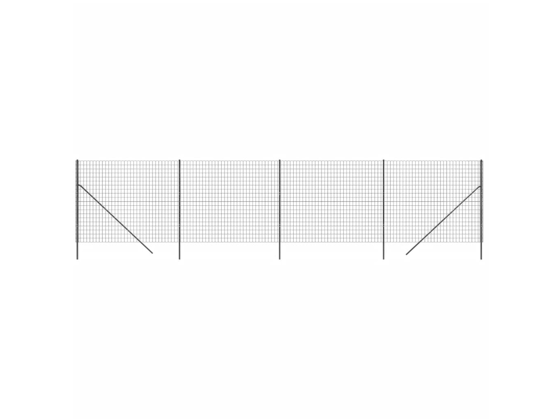 Wire Mesh Fence, Wire Mesh Fences Vidaxl Antracite Aço (2 X 10 M)