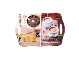 Bandeja de Pequeno-Almoço QUID Habitat Multicolor Plástico 36x27x2,2 cm