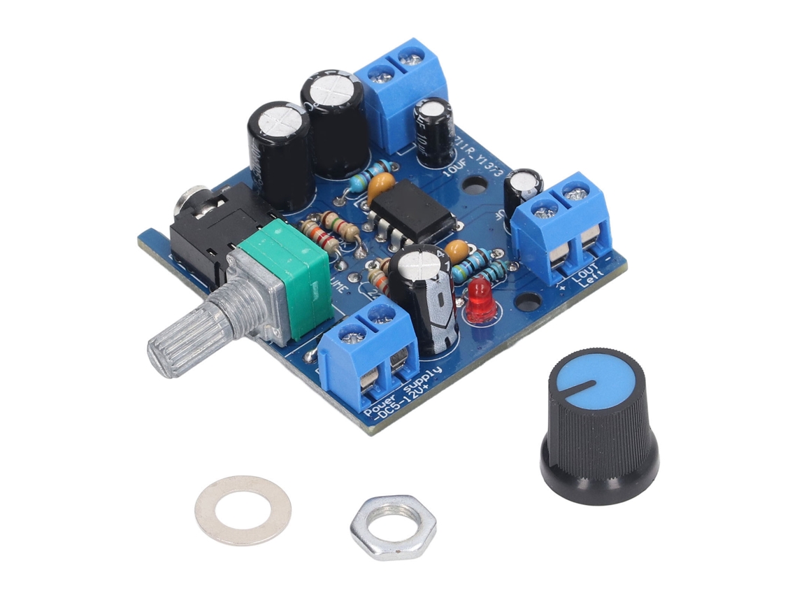 Laxiscreed Amplificador De Áudio 15w Com Dois Canais E Volume Ajustável