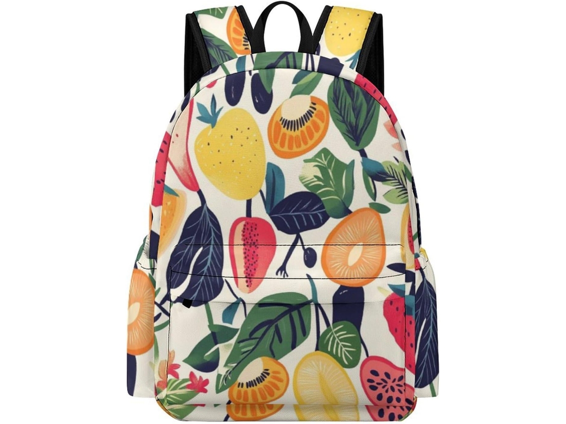 Mochila Kawaii Com Estampa Coloridas Para Meninos Meninas 6 10 Anos (1º Ao 5º Ano), Ideal Volta Aulas