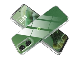 Lurelia Kit Capa Tpu Gel Para Motorola Moto G35 (5g), Vidro Temperado 2d Para Ecrã, Transparente
