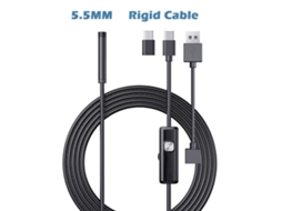 Câmera Endoscópica Industrial Ip67 À Prova Dágua 5,5 Mm 7 Mm 3 Em 1 Para Telefones Android Pc Usb Câmera Endoscópica Aquaforge