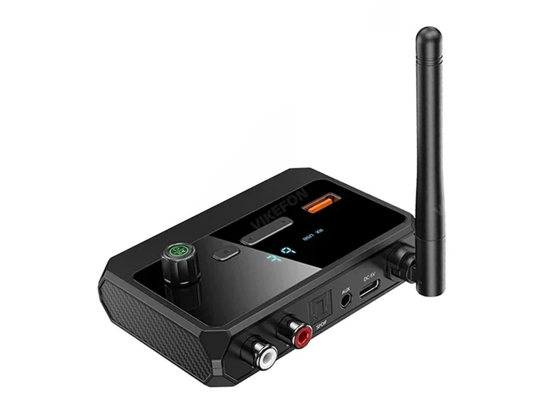 Receptor De Áudio Sem Fio Compatível Com Bluetooth 5.3 Via Saída Óptica De 3,5 Mm Para Mp3