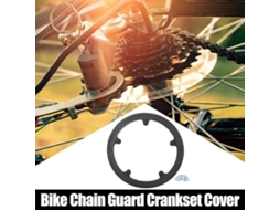 Fiets Crankketting - Afdekking 44 Tanden - Bescherming - 8,5 Cm - Fietsonderdeel - Geschikt Voor Fietsen - Zwart