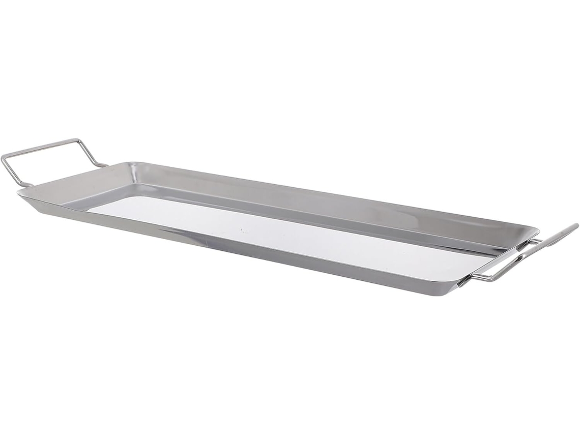 Chapa Antiaderente De Aço Inoxidável Para Churrasco, Ideal Para Fogão, Com Alta Condutividade Térmic Gokoco