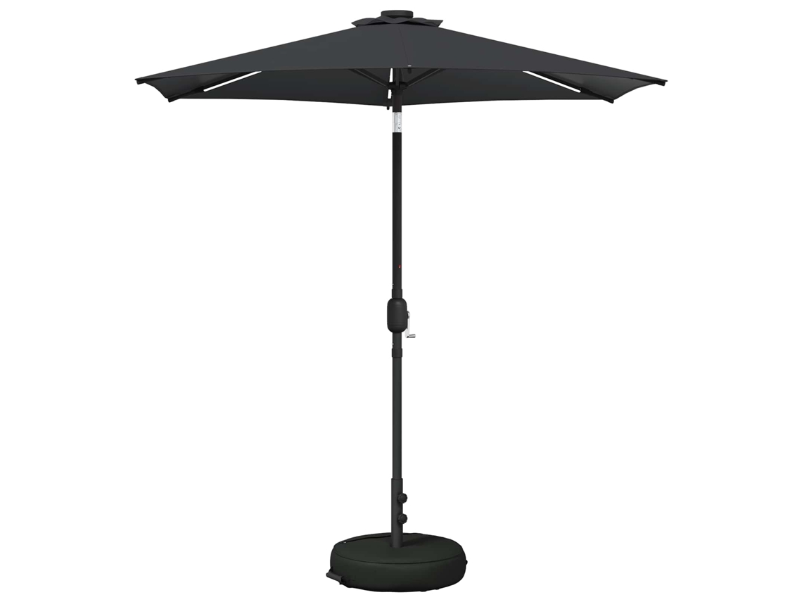 Vidaxl Guarda-sol De Jardim Com Luzes Led 230 X 230 Cm Poliéster