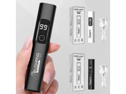 Lâmpada elétrica recarregável branca para unhas com display LED, aparelho de fototerapia LY EBIKE (assando unhas)