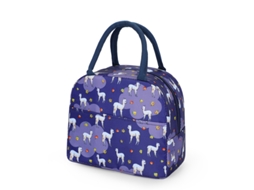 Bolsa Térmica Para Almoço Com Estampa De Desenho Animado (alpaca), Ideal Para Piqueniques E Viagens.