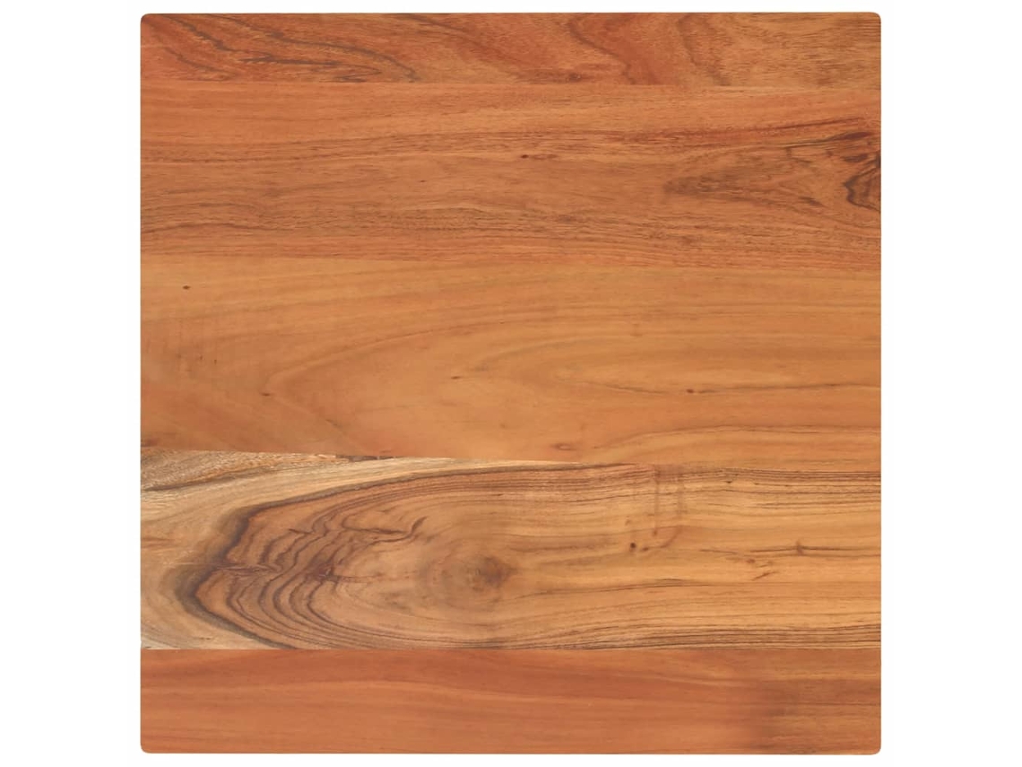 Vidaxl Tampo De Mesa Quadrado 40x40x3,8 Cm Madeira De Acácia Maciça