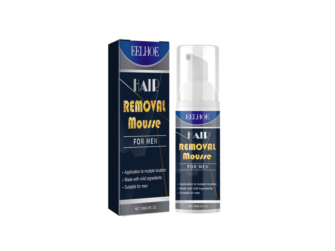 Mousse para Remoção de Cabelo Masculino, Ação Rápida e Eficaz para uma Pele Suave LAXISCREED