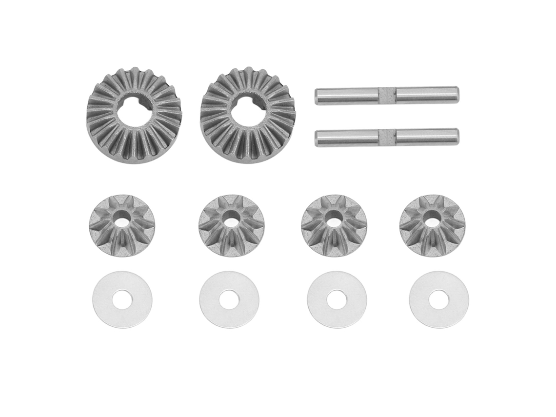 Conjunto De Engrenagens Diferenciais De Aço Profissional Para Carro Rc 1/8 Zd Racing 08423 08425 08426