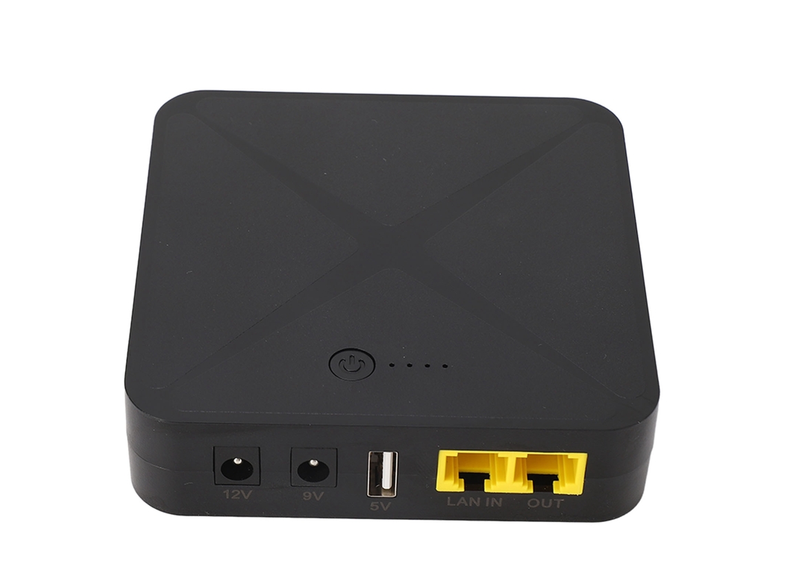 Laxiscreed Mini Ups Fonte De Energia Ininterruptível Para Câmaras E Roteadores, Compatível Com Diversas Voltagens