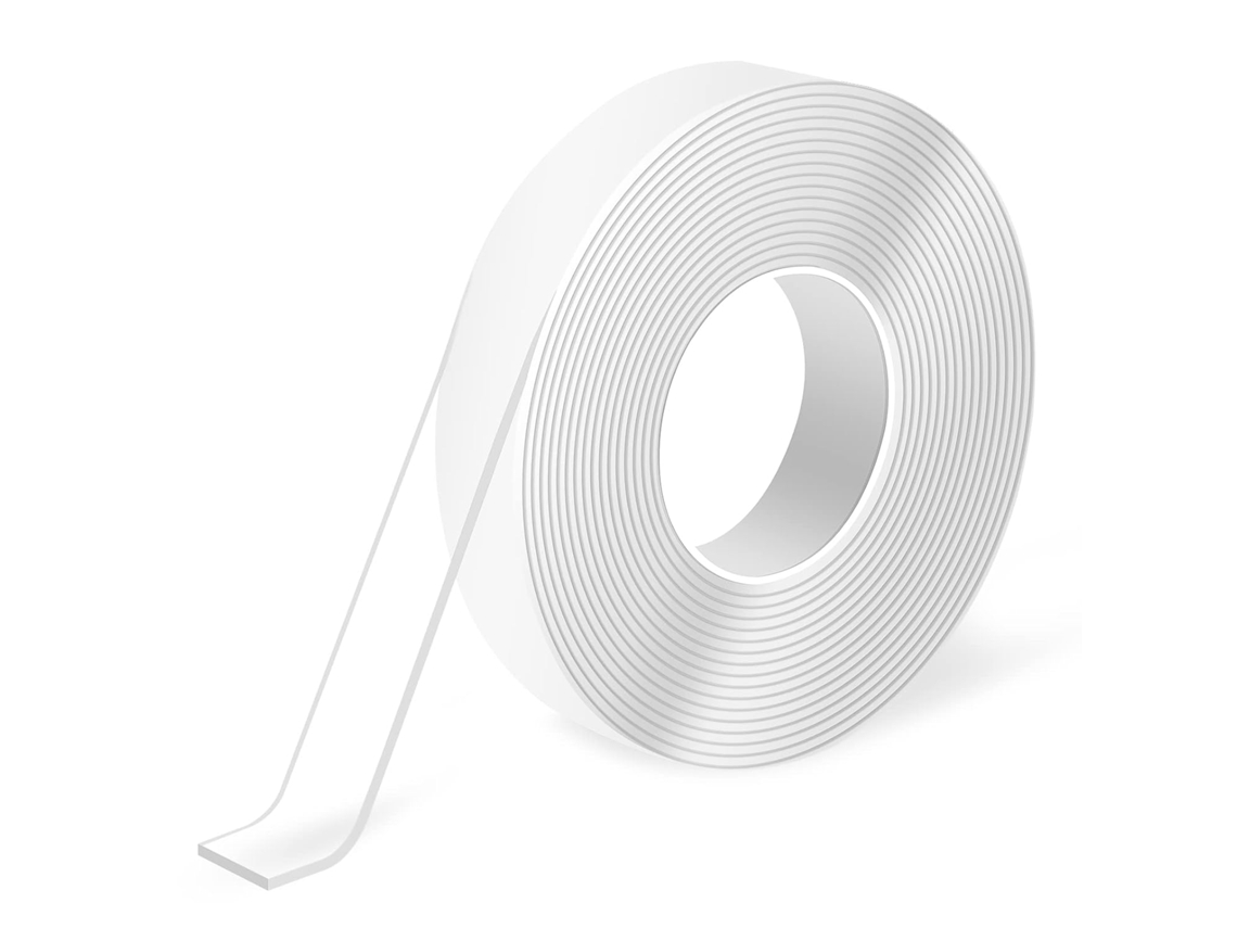 Fita Dupla Face Extra Forte De 3 M(0,1 Cm* 0,3 Cm), Resistente, Sem Marcas, Removível, Reutilizável E Lavável, Fita Multifuncional Como Vista Em O