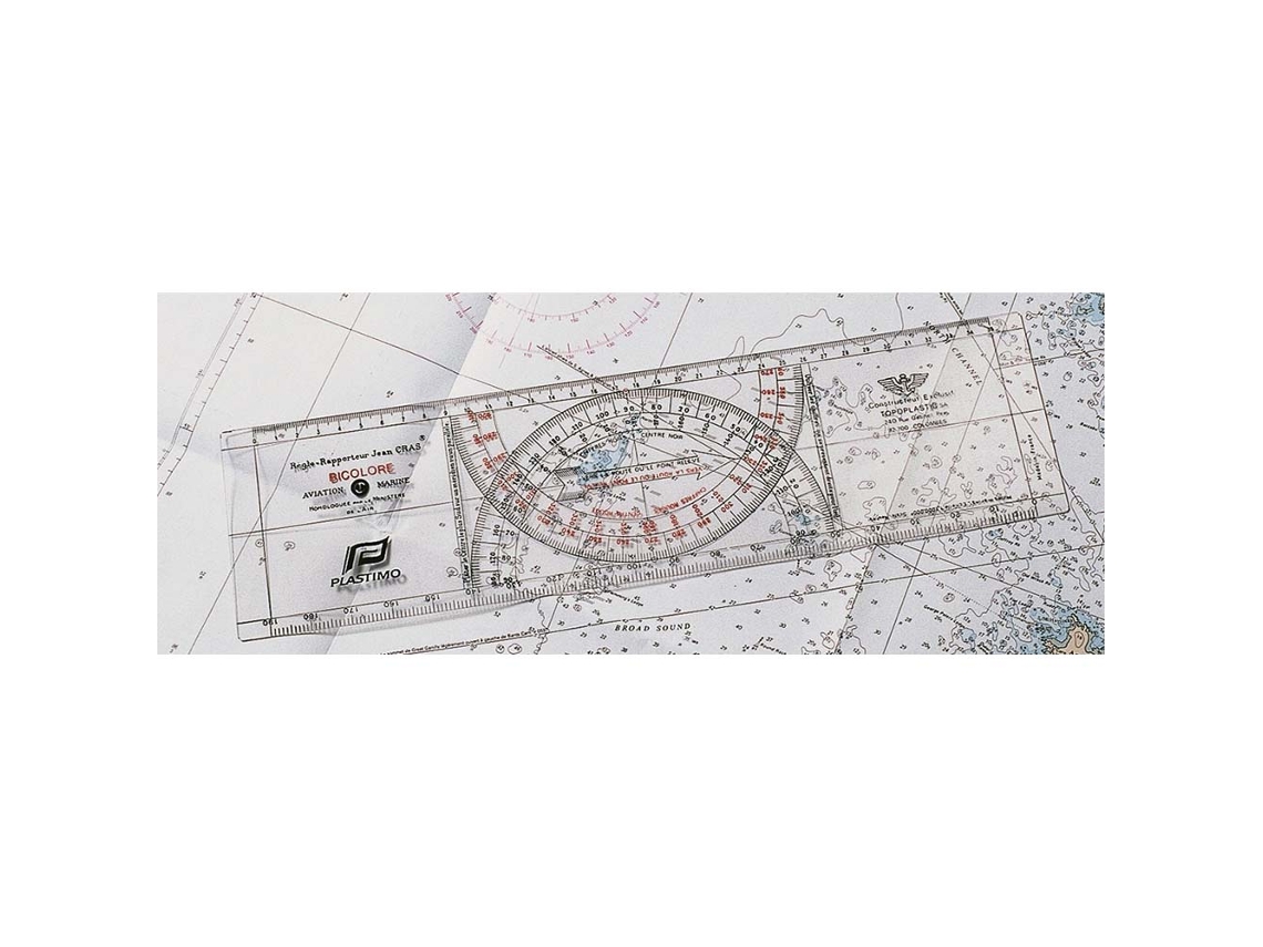 Artigo de Náutica PLASTIMO Cras navigation plotter