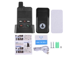 Campainha De Interfone Sem Fio (alcance De 700 Pés, Interfone Duplex Bidirecional, Mãos Livres)