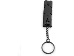 Tubo de sobrevivência, com duas cabeças, para alta frequência e alto nível de decibéis, feito de aço inoxidável.