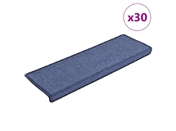 Conjunto 30 Tapetes de escadas VIDAXL azul