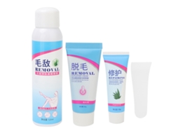 Kit De Creme Depilatório E Gel Reparador Para Auxílios, Braços E Pernas