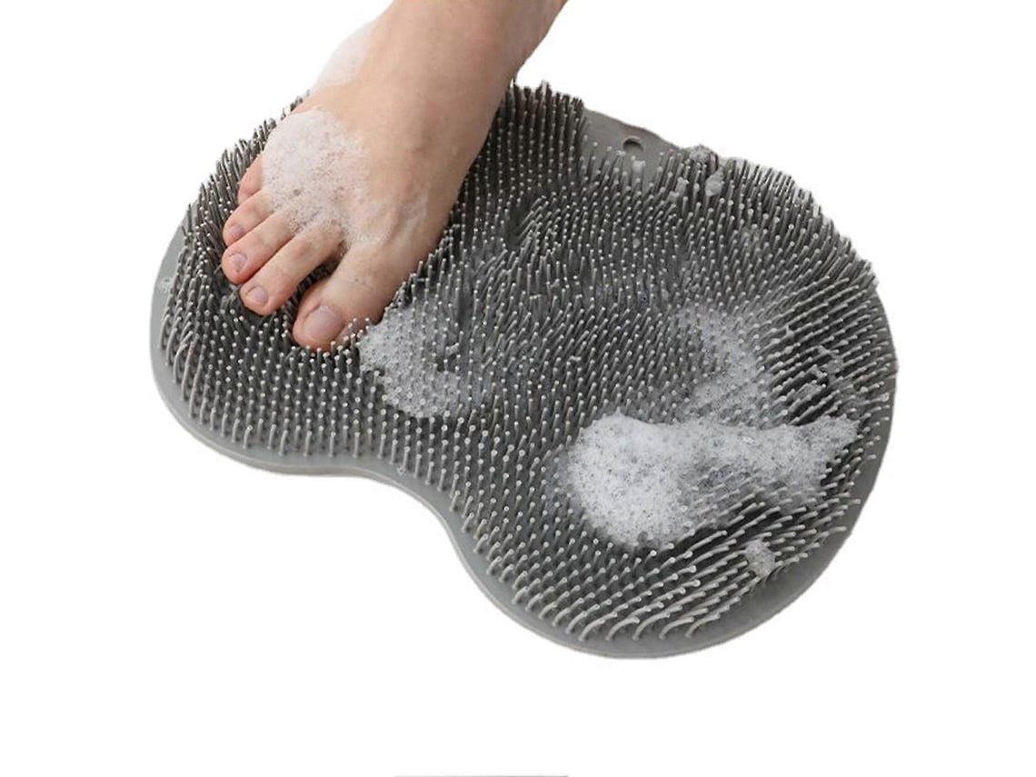 Tapete Massageador De Pés Antiderrapante Para Chuveiro Com Ventosas - Escova De Massagem Multifuncional Para Relaxamento No Banho