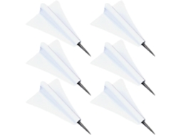 Alfinetes De Avião Cortiça Vagamente Brancos, Substituíveis, 6 Peças