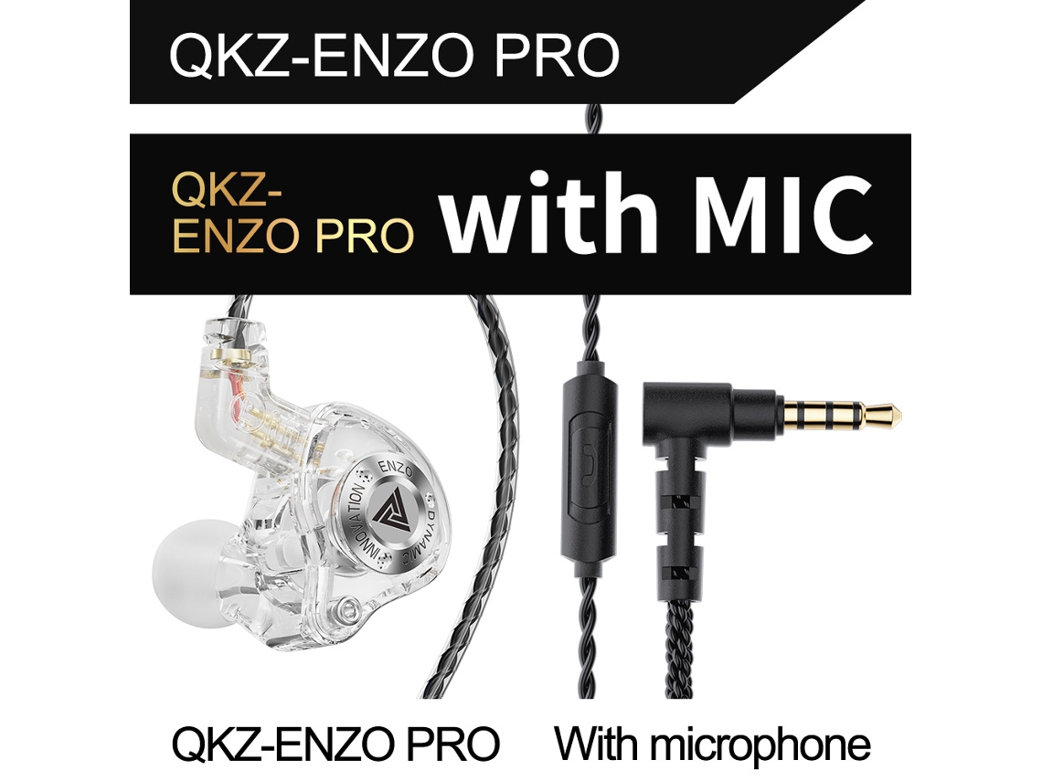 Fones de Ouvido Intra auriculares com Fio, Microfone e Grande Unidade de Driver Dinâmico. MDUG (branco)
