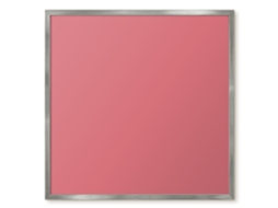 Quadro de parede magnético rosa energético para escritório Espelharte (50x50 cm)