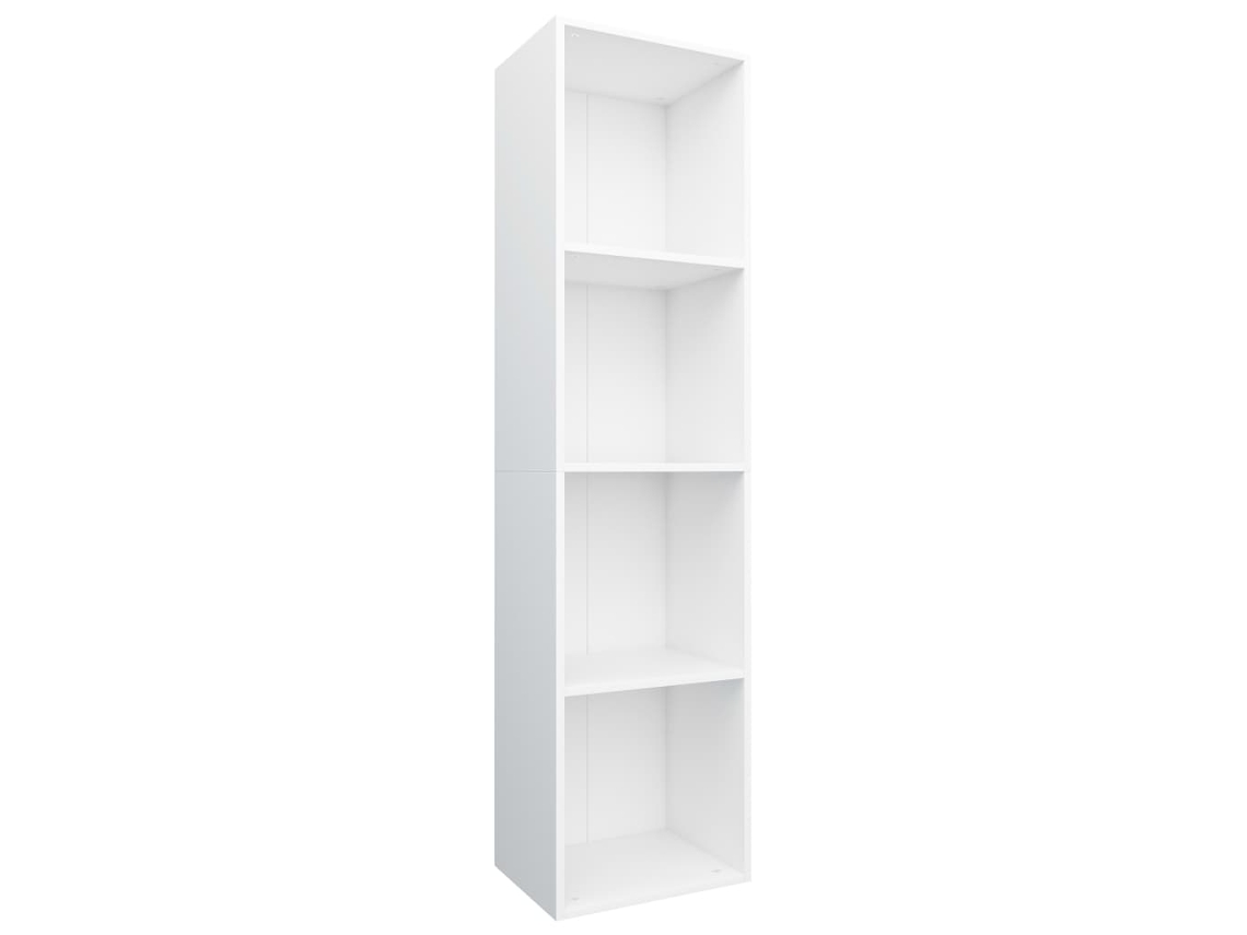 Book Cabinet, Book Cabinets Vidaxl Branco Madeira Processada (36 X 30 X 143 Cm)