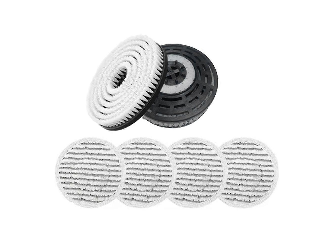 Pacote Com 6 Almofadas De Escova De Substituição Para Esfregão A Vapor S7001, Compatíveis Com As Séries Shark S8201/s8001/s7201/s7000._glo