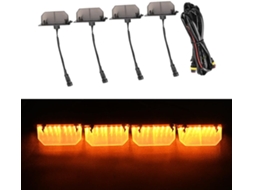 Conjunto Riloer De 5 Piscas Estroboscópicos Para Carros, Luzes De Advertência Led Compatíveis Com Ford F150 Xl Xlt