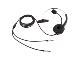 Fone De Ouvido Para Call Center Com Microfone, Viva Voz, Cancelamento De Ruído, Mono, Com Interface De 3,5 Mm Para Telefone De Mesa Brilvibera