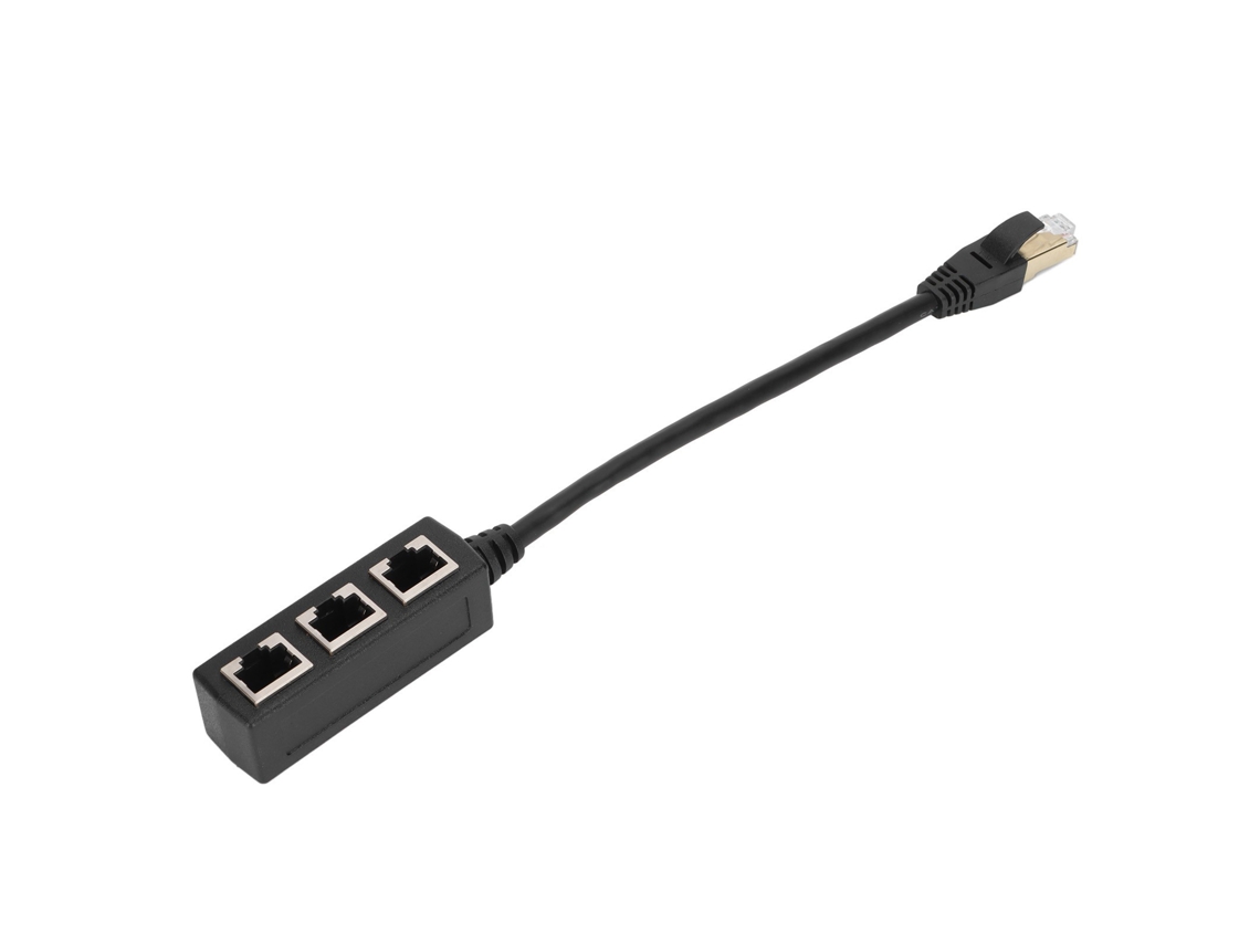 Adaptador Rj45 LAXISCREED 1 Macho 3 Fêmeas