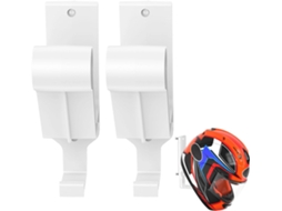 Suporte De Parede Para Capacete Motocicleta – Com Gancho, Equipamentos, Exposição, Jaqueta, Chapéu, Mochila, Casaco