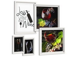 Conjunto De Pinturas Vinho Estiloso E Acessórios Espelharte (5 Peças)