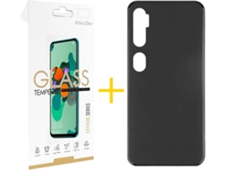 Kit Capa e Película Xiaomi Mi Note 10 SKYHE Liso (Preto)