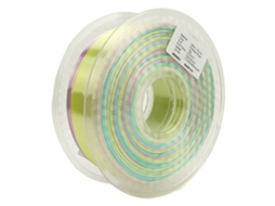 Fio Pla Para Impressora 3d 1,75mm Gradiente De Cores Arco-íris Seda Brilhante