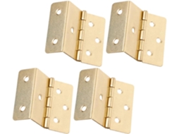 Conjunto De 4 Dobradiças Vintage Triplas Para Móveis Armário, Em Ferro Com Múltiplos Furos, Charme Clássico