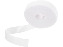 Fita Adesiva De Velcro, Nylon Branco, Tira Adesiva Reutilizável Para