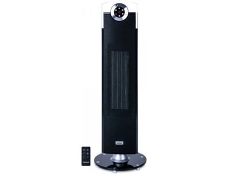Newteck Rhapsody Calefactor Ceramico 2500w - 2 Niveles de Potencia - Temporizador - Oscilacion - Mando a Distancia - Color Negro