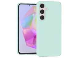 Capa Gentil para Samsung Galaxy A35 MERCURY Pele Sintética Verde