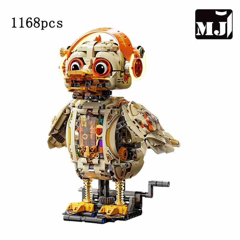 Conjunto De Blocos De Montar De Pato Mecânico (estático) Com 1168 Peças