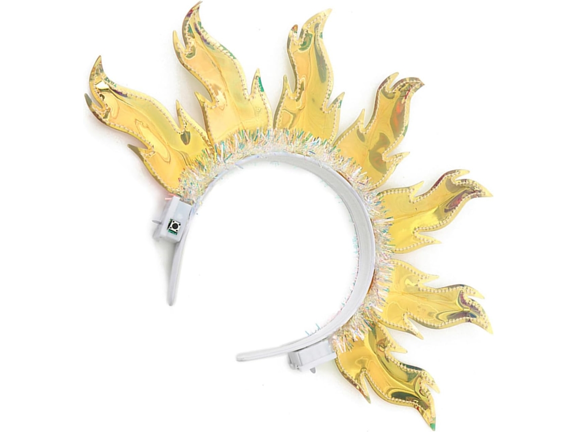 Tiara com luzes de LED para Halloween, Cosplay, Shows e Festivais. SFUSHOS