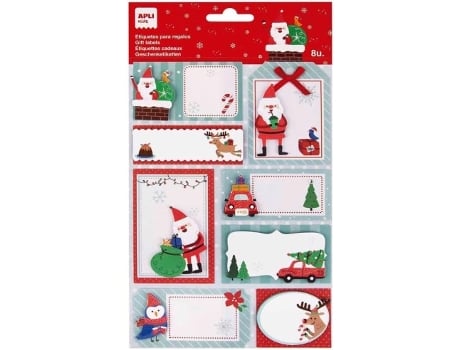 Livro Bolsa 8 Etiquetas Navidad Hola Papa Noel De Desconocido (espanhol)