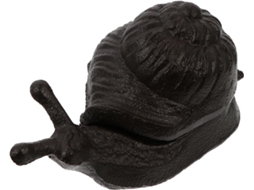 Caixa De Ferro Preto Em Formato De Caracol Para Chaves, Ideal Para Armazenamento Seguro E Decoração.