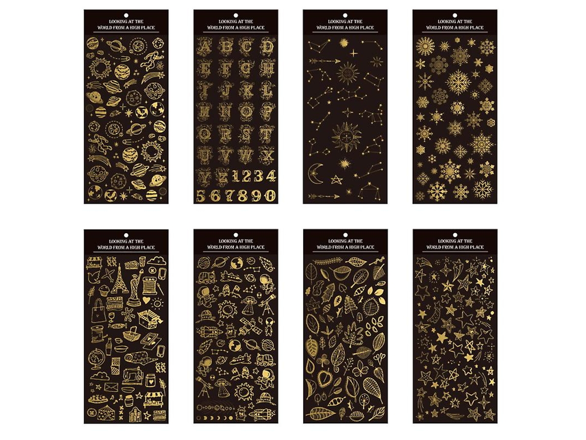 8 Folhas de Decoração de Telefone ALLINLESS