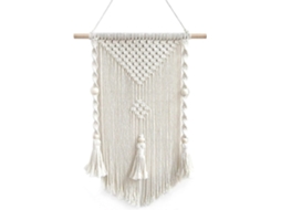 Omni colgante de Pared Macramé Estilo Boho para Decoración Hogar Color Beige