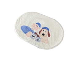 2026 alfombra de Baño Absorbente de Água com Padrão Cartoony Suave Antiderrapante para Banho Lar 60x90cm