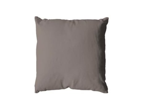 Coussin Liso Em Poliéster Removível Taupe 40x40 Cm