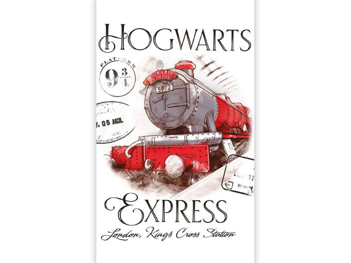 Toalha Infantil Harry Potter Express 30x50 Cm